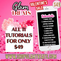 Glam Treats Sale 11 Classes $49